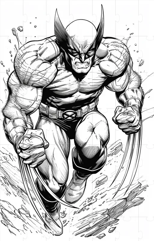 Marvel Comics Coloring Pages For Adults
