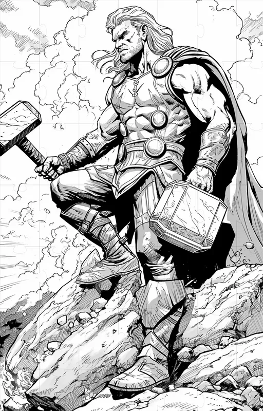 Marvel Comics Coloring Pages For Adults