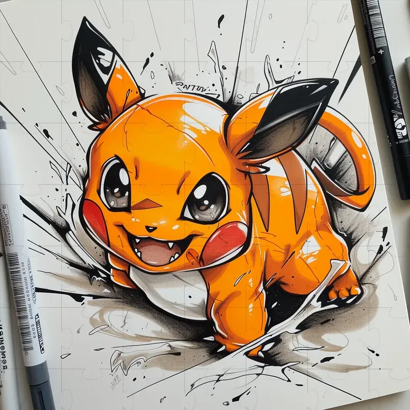 Pokemon Drawing Marker