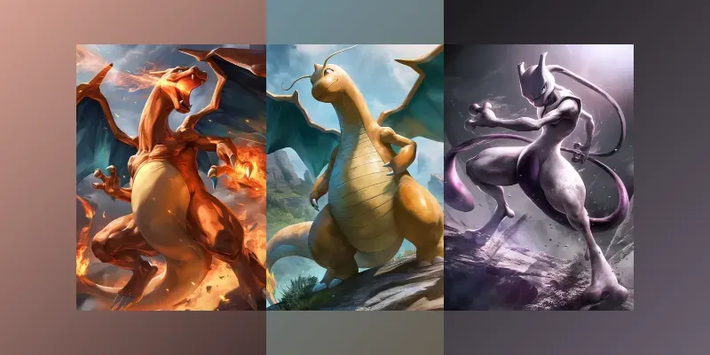 Pokemon Realistic Dynamic Poses generated by undefined