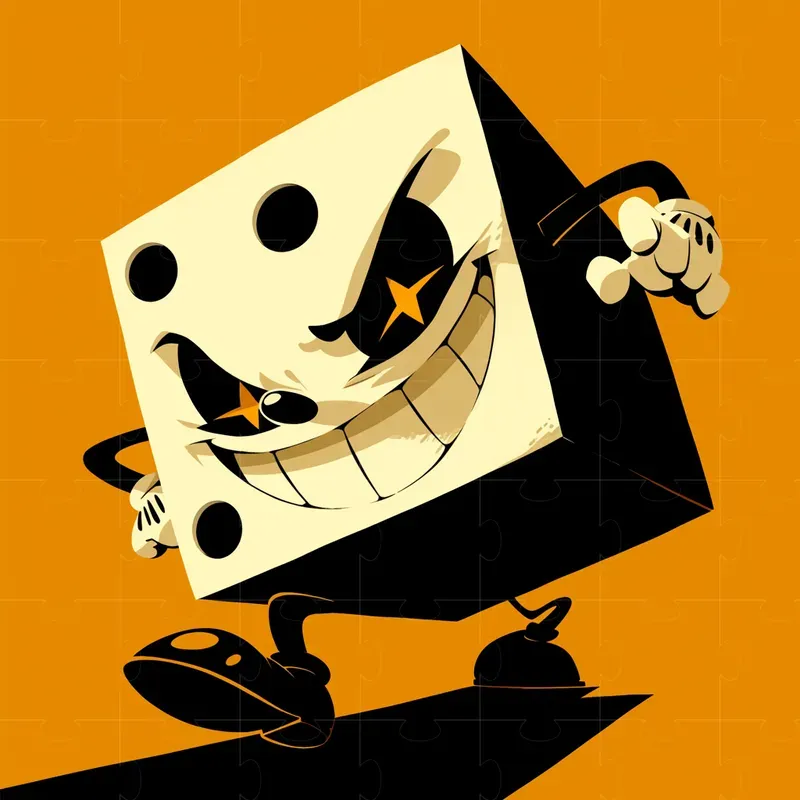 Bad Character Heads Cuphead Style