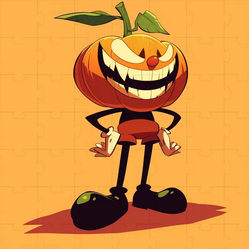 Bad Character Heads Cuphead Style