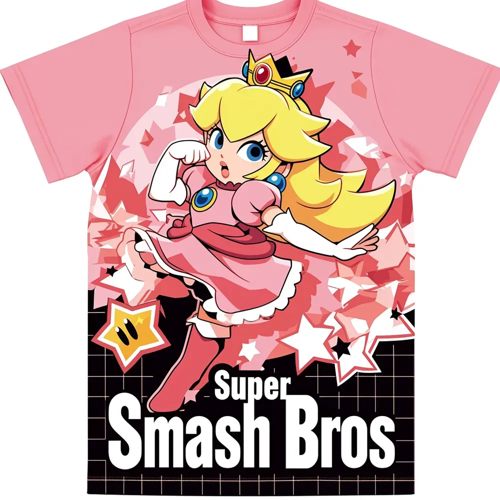 Super Smash Bros Character T Shirts Midjourney Prompt