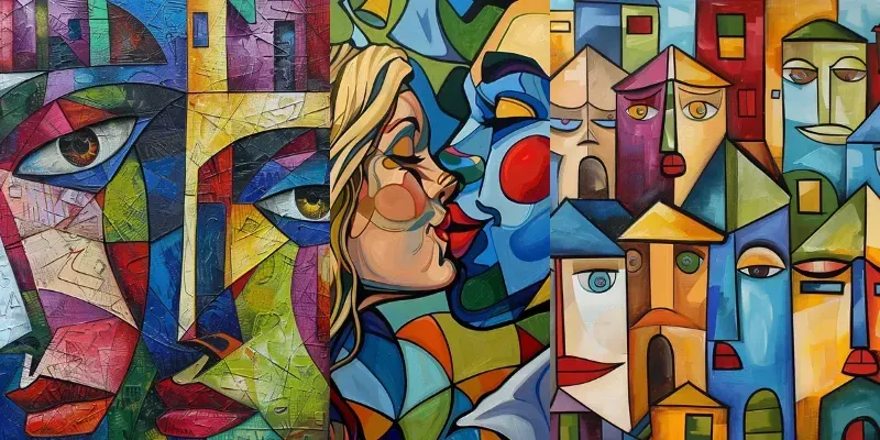 Pablo Picasso Cubism Paintings generated by undefined