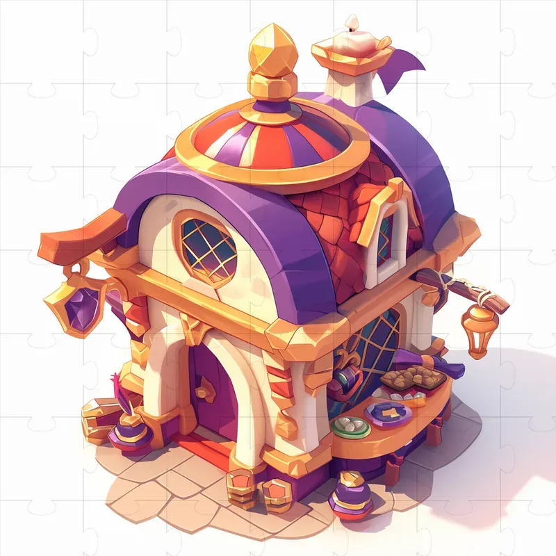 Clash Of Clan Like Build 3D Assets