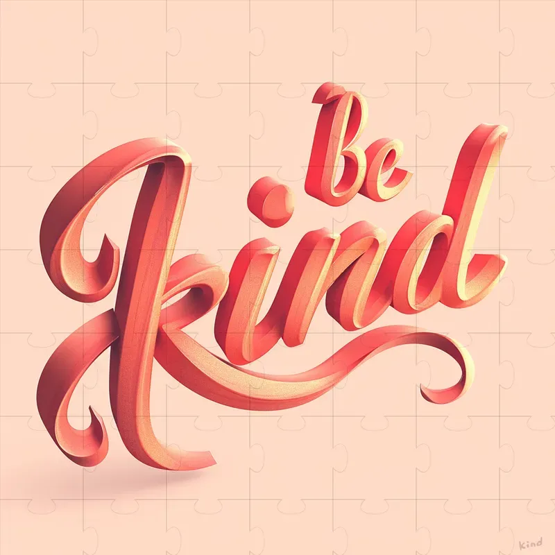 Handpainted 3D Font Designs