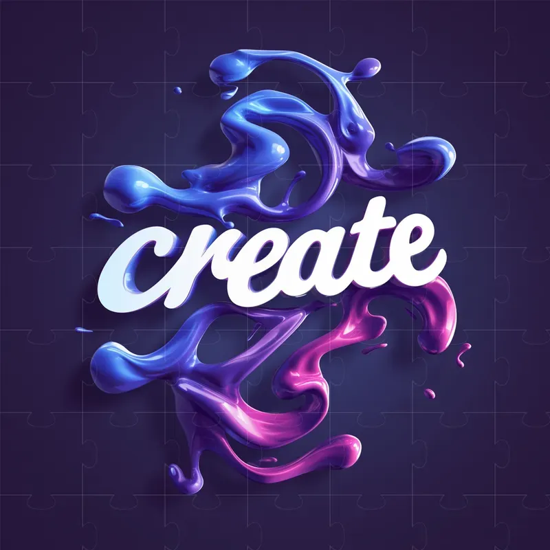 Handpainted 3D Font Designs