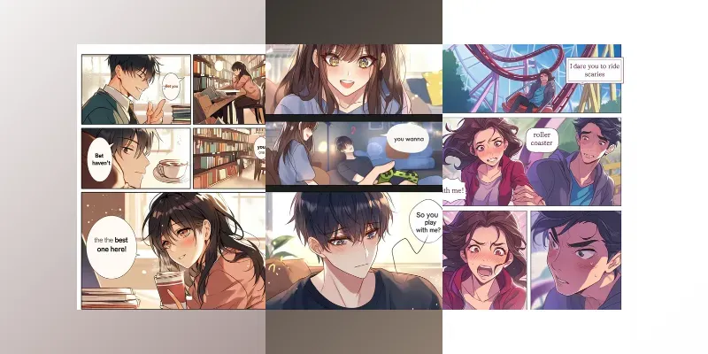 Webtoon Panel Comics generated by undefined