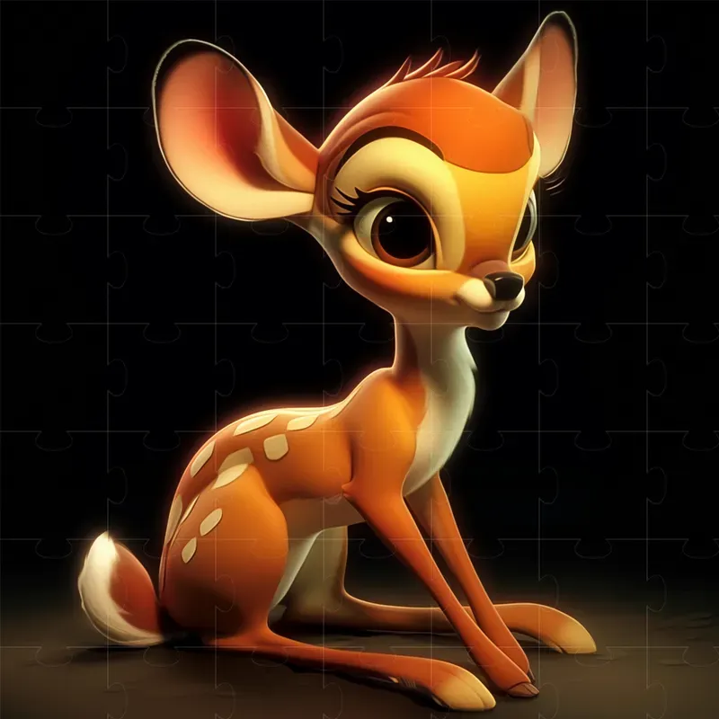 3D Cartoon Disney Characters Cute