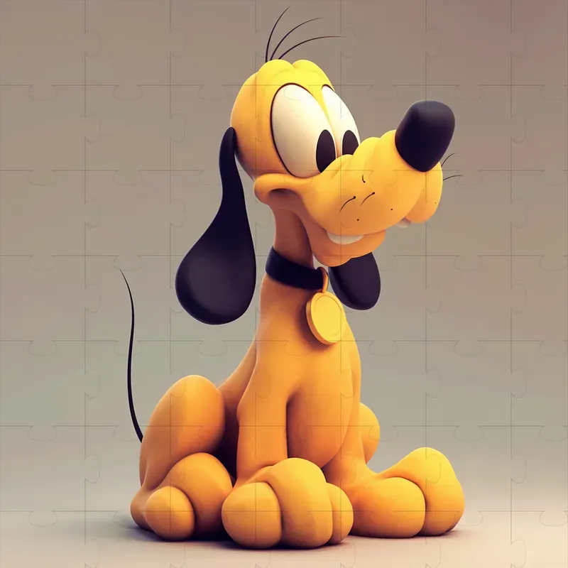 3D Cartoon Disney Characters Cute