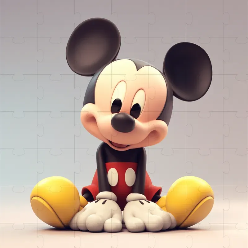 3D Cartoon Disney Characters Cute