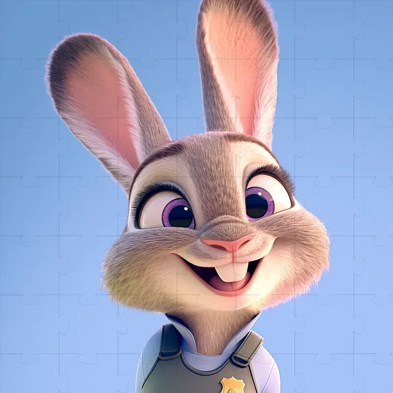 3D Zootopia Portrait Characters