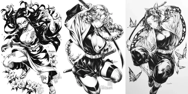 Tattoo Designs Demon Slayers generated by undefined