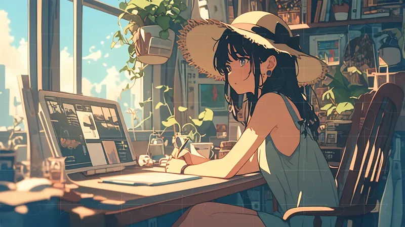 Lofi Animated Gif YouTube Illustrations