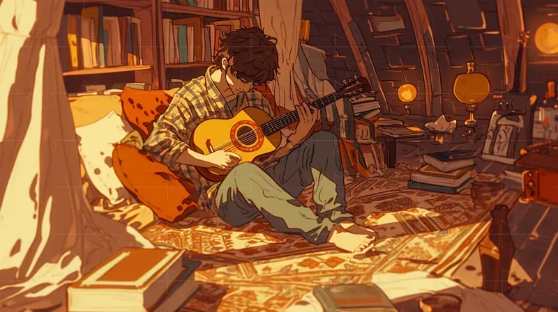 Lofi Animated Gif YouTube Illustrations