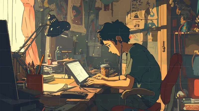 Lofi Animated Gif YouTube Illustrations