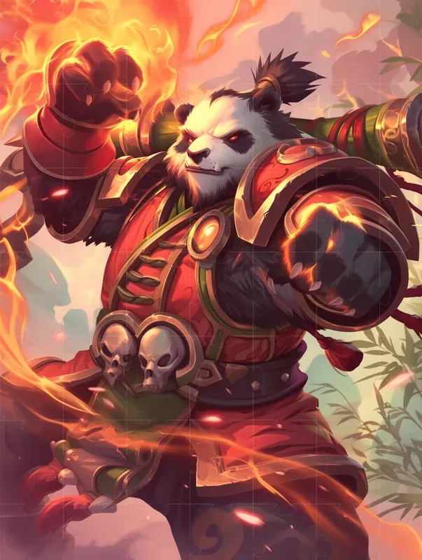 Warcraft Chara Design Style Art