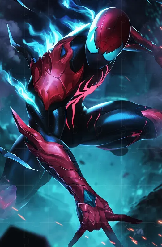 Marvel Comic Action Pose Illustrations