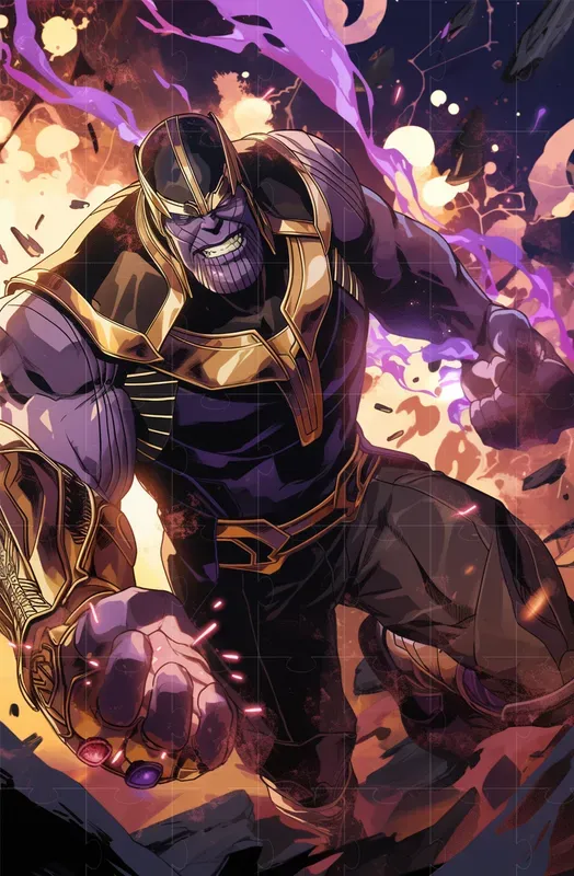 Marvel Comic Action Pose Illustrations