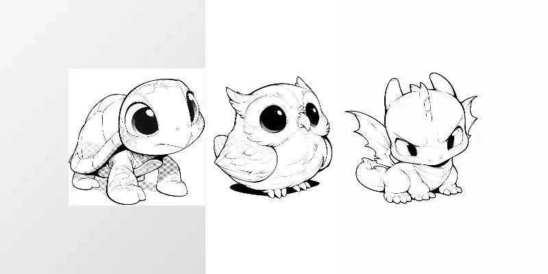 Chibi Coloring Pages For Kids generated by undefined