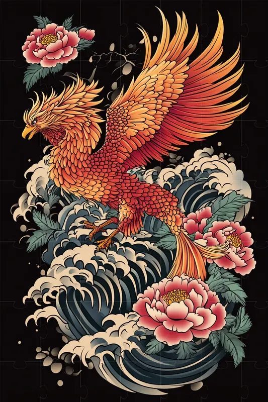 Japanese Style Tattoo Design Vectors