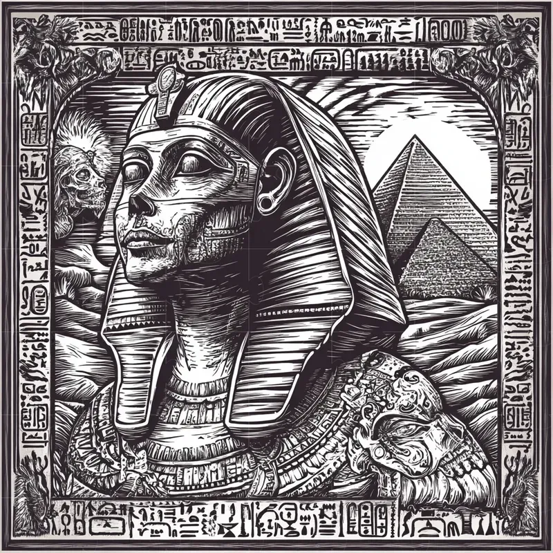 Black And White Traditional Engravings