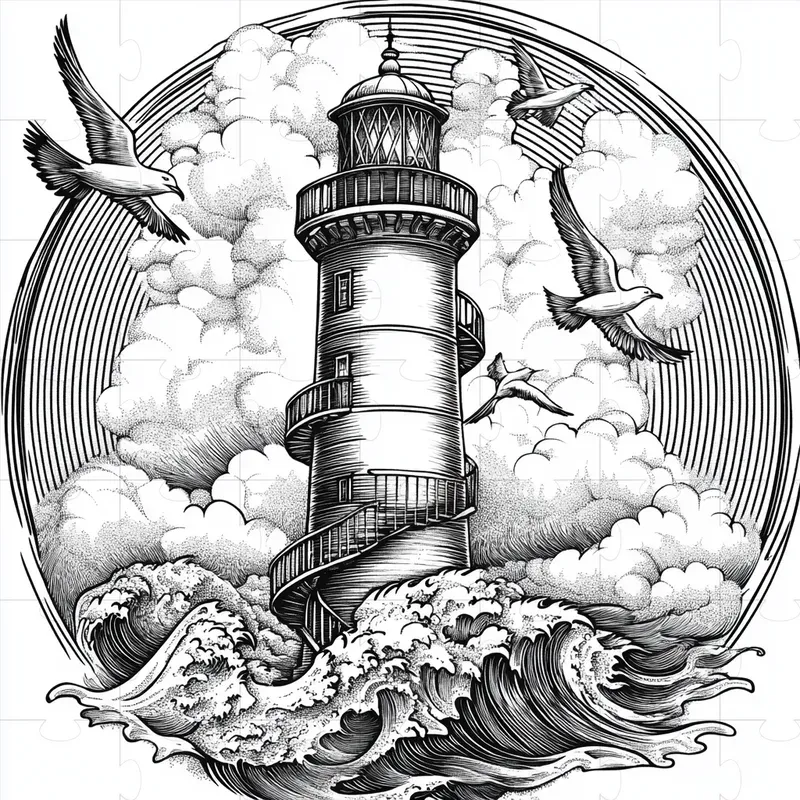 Black And White Traditional Engravings