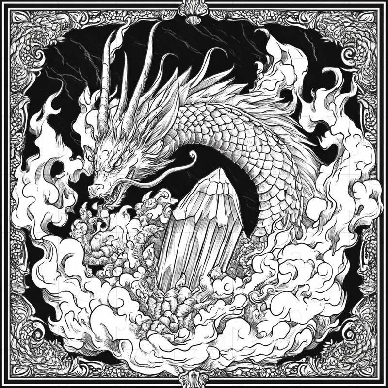 Black And White Traditional Engravings