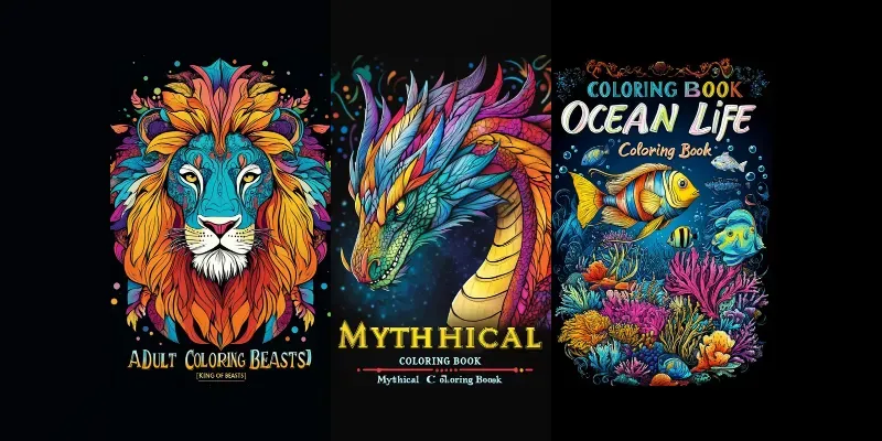 Adult Coloring Book Covers generated by undefined