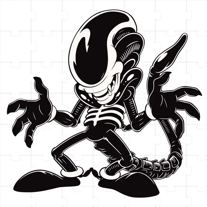 Black And White Rubber Hose Characters