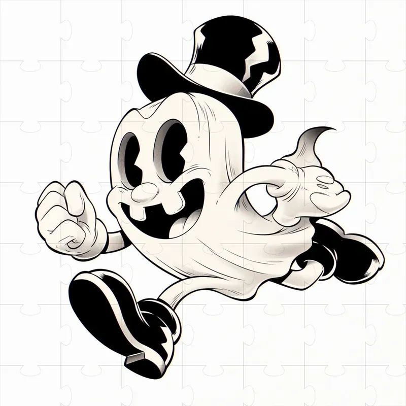 Black And White Rubber Hose Characters