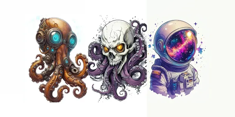 Cartoon Character Tattoo Designs generated by undefined