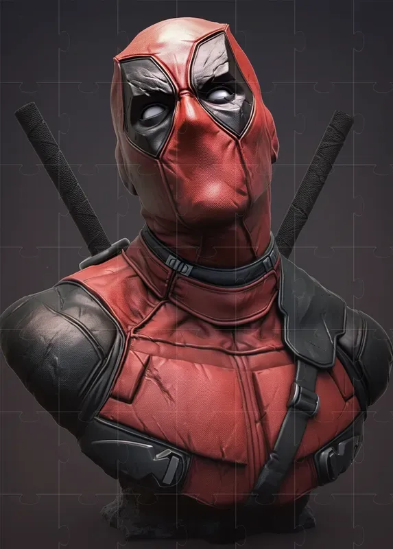 Marvel Head Sculptures Made Of Plasticine