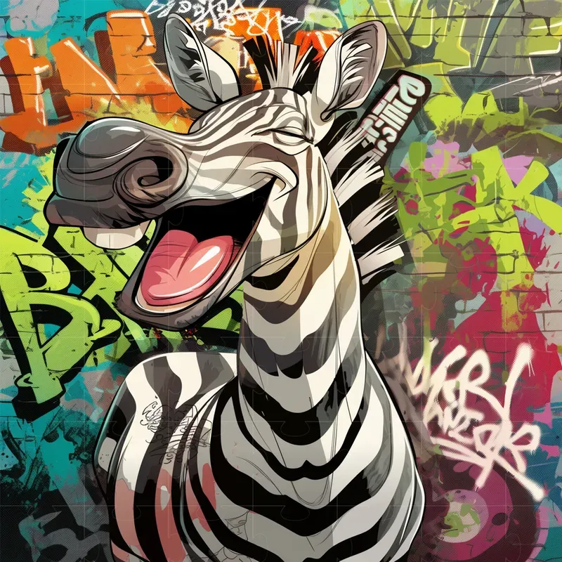 Graffiti Animals 2D Vectors