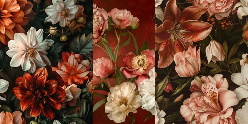 Seamless Exquisite Botanicals generated by undefined