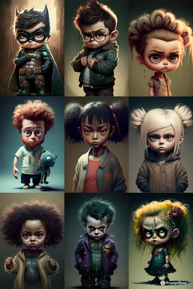 Child Character Illustrations