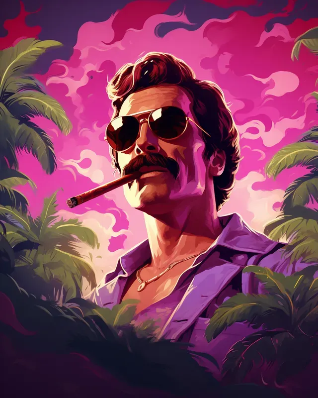 Gta Vice City Illustrations