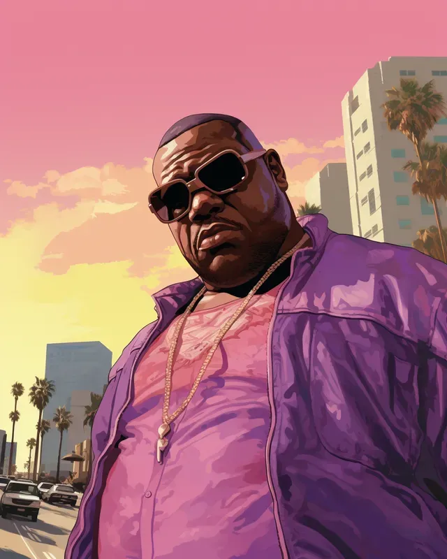 Gta Vice City Illustrations