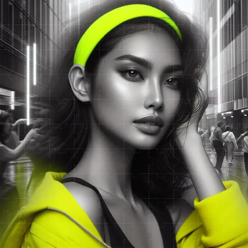 Neon Noir Portraits