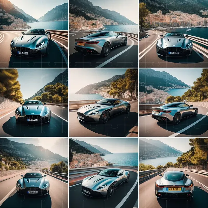 Hyperdetailed Vehicle Showcase Grids