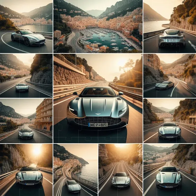 Hyperdetailed Vehicle Showcase Grids