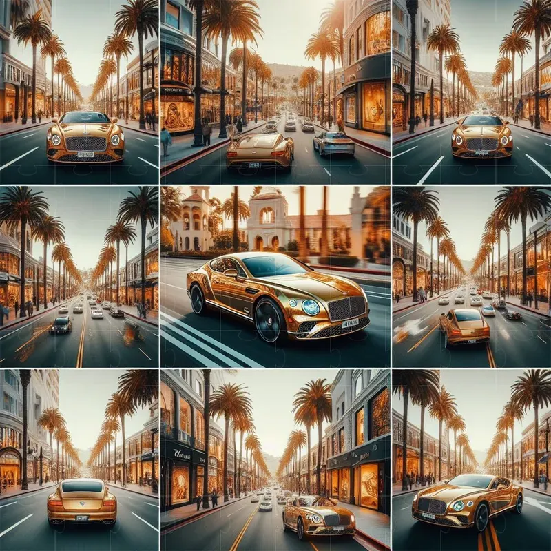 Hyperdetailed Vehicle Showcase Grids