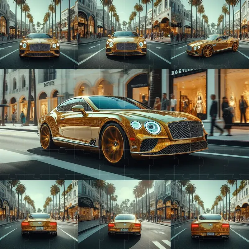 Hyperdetailed Vehicle Showcase Grids