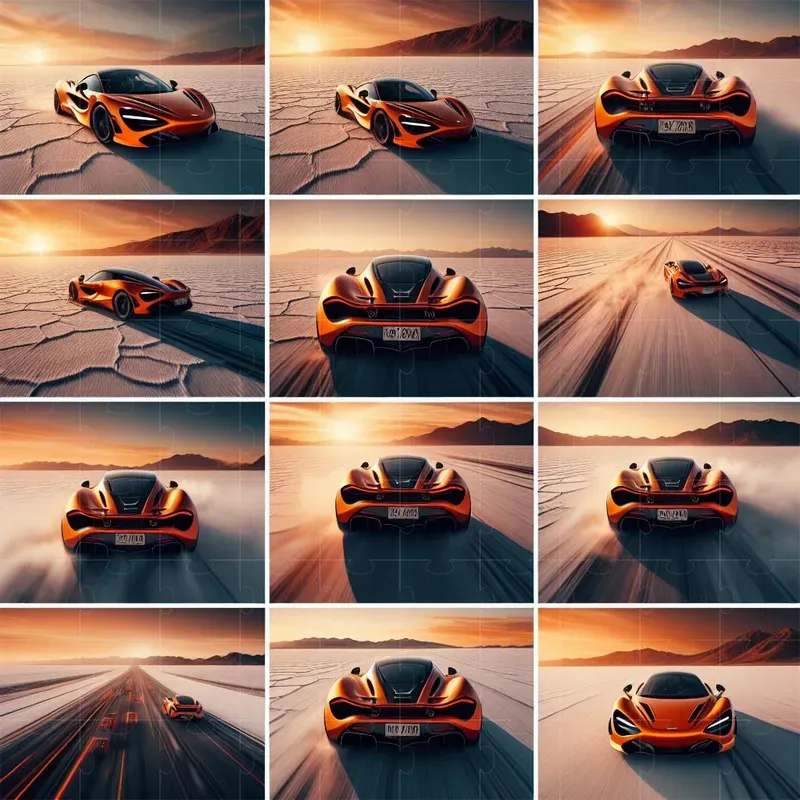 Hyperdetailed Vehicle Showcase Grids