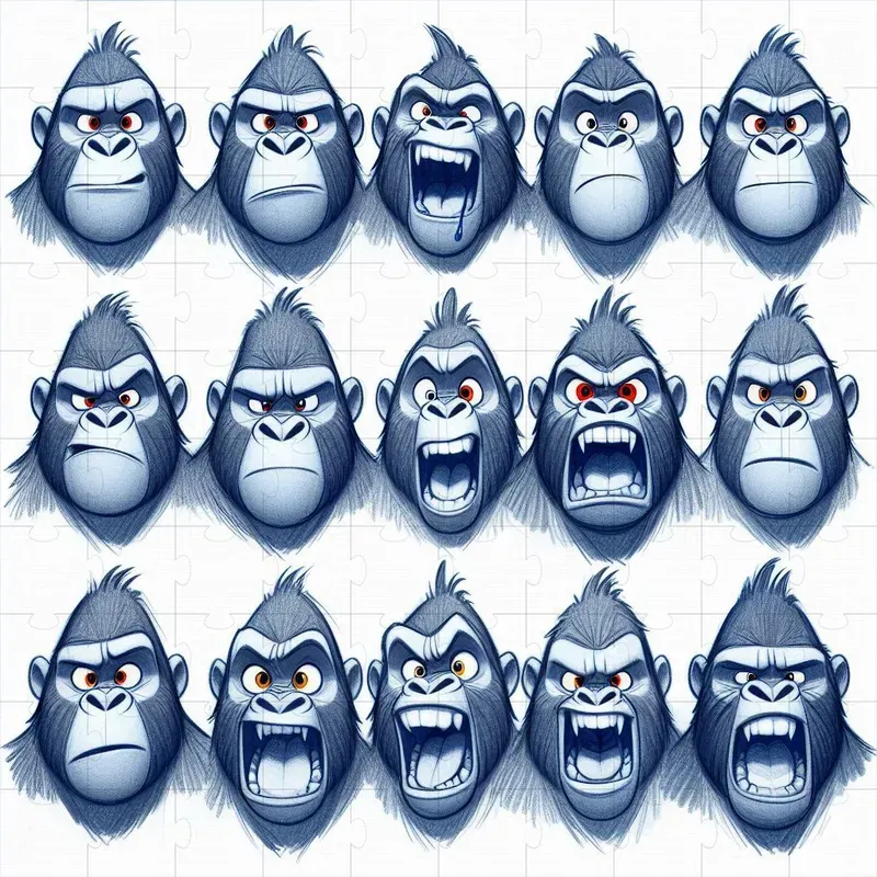 Vintage Disney Character Expression