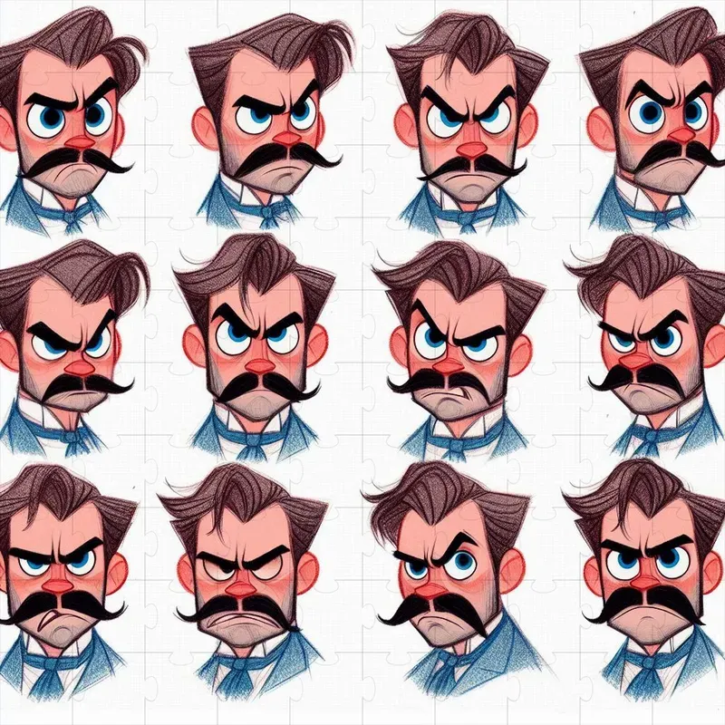 Vintage Disney Character Expression