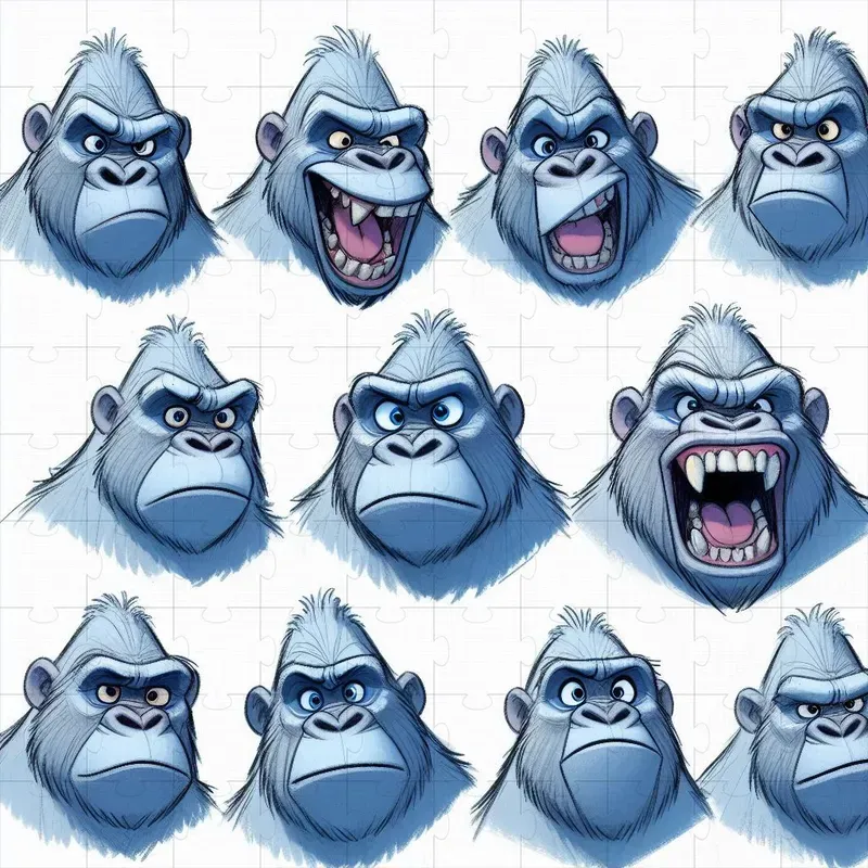 Vintage Disney Character Expression
