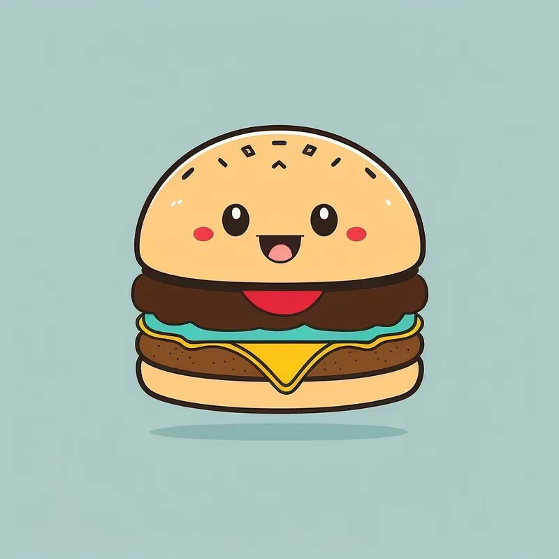 Kawaii Food Illustrations