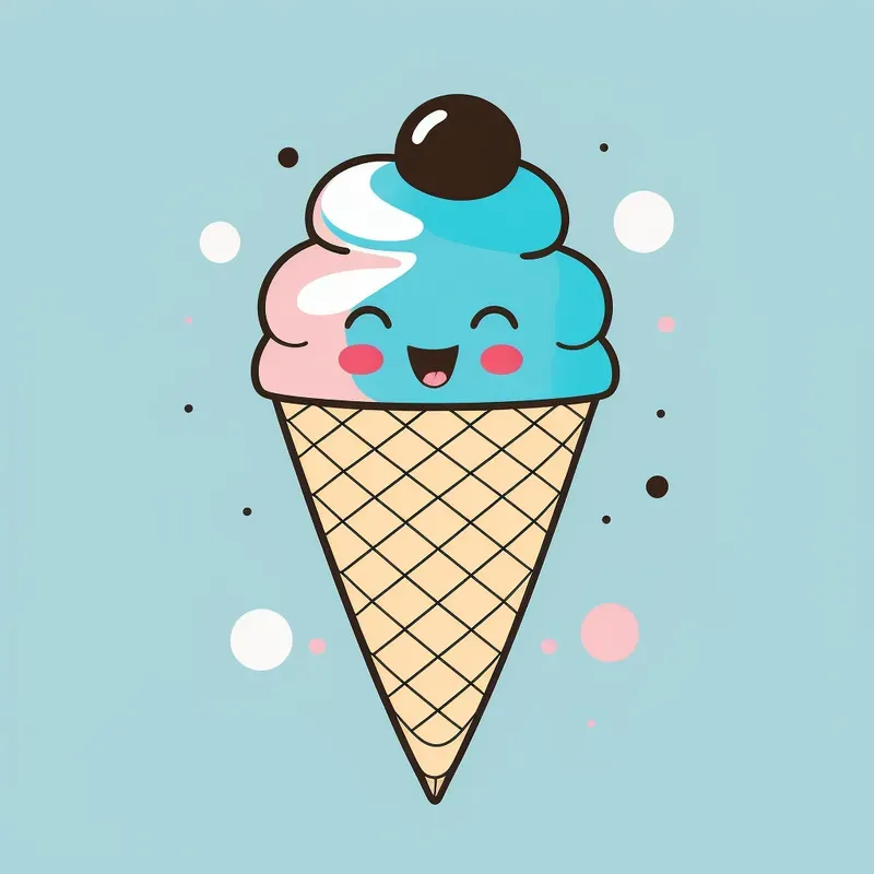 Kawaii Food Illustrations
