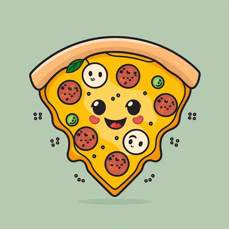 Kawaii Food Illustrations
